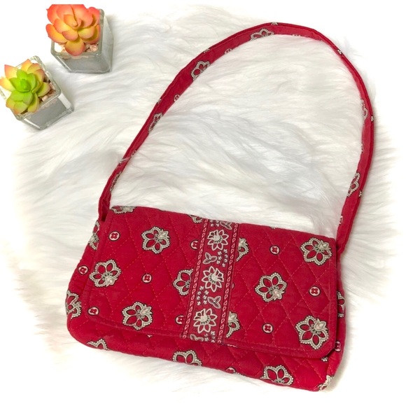 Vera Bradley Handbags - Vera Bradley Jilly Bag Red Bandana